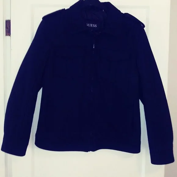 Guess Jackets Coats Mens Guess Wool Pea Coat Style Coat Poshmark